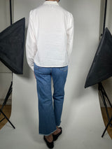 Blusa Blanca Bordada