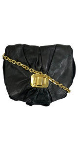 Bandolera Cuero Negra