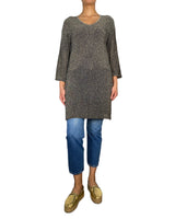 Sweater Tajos Negro y Dorado