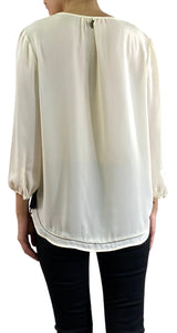 Blusa Traslucida Marfil