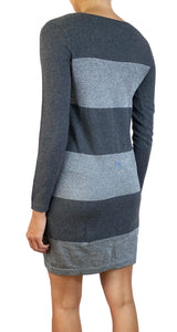 Vestido Franjas Grises