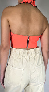 Top Maru Naranjo Fluorescente.