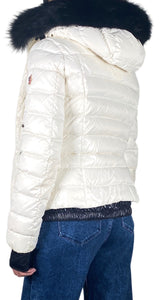 Parka Blanca Piel De Zorro