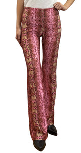 Leggings Snake Rosa