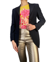 Blazer Viscosa Y Lana