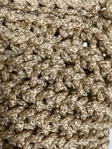 Bolso de Mano Tejido Beige