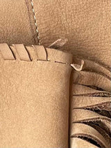 Botas Cuero Con Flecos