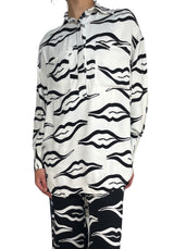 Blusa Kisses Viscosa Oversize