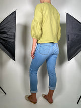 Blusa Verde Manga Larga