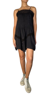 Vestido Negro Broderie