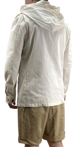 Chaqueta Blanca Flecos