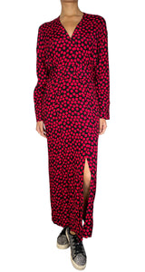 Vestido Lunares Fucsia