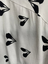 Blusa Blanca Estampada