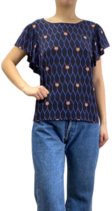 Blusa Seda Estampada