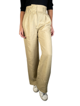 Pantalón Lino Beige