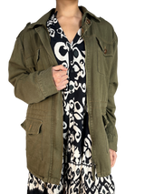 Chaqueta Estampado Leopardo Lateral