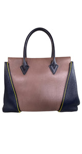 Cartera Cuero Bicolor