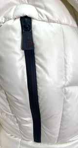 Parka Blanca Piel De Zorro