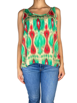 Top Cavetina Print Ikat