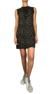 Vestido Mini Verde Animal Print