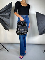 Mochila de Cuero con Tachas