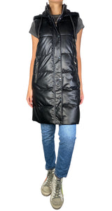 Parca Negra Sin Mangas.