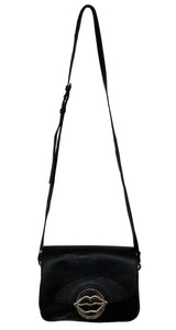 Bandolera Cuero Negro