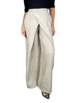 Pantalón de Lino con Capas