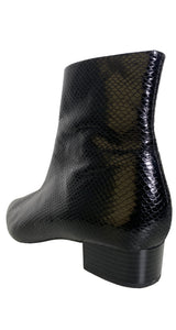 Botines Snake Black