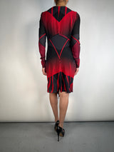 Vestido Seda Octavio Pizarro Para Basement