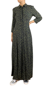 Vestido Verde Animal Print