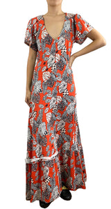 Vestido Maxi Naranjo