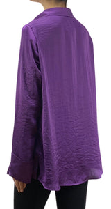Blusa Morada Satinada