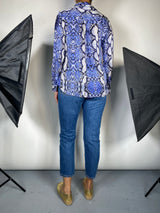 Blusa Azul Snake