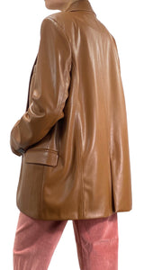 Blazer Ecocuero Café