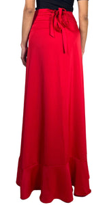 Set Top Y Falda Rojo