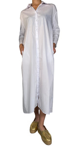 Vestido Camisero Blanco