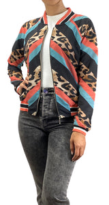 Chaqueta Bomber Animal Print