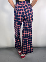 Pantalón Cuadros Palazzo