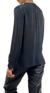Blusa Traslucida Negra