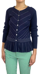 Sweater Azul Botones