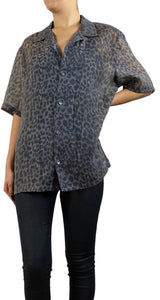 Camisa Traslucida Animal Print