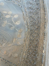 Vestido Bordado Canutillos Y Mostacillas