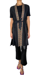 Chaqueta Sin Mangas Bordada