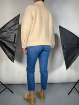 Chaqueta Tejida Beige