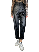 Pantalón Baggy Antibes Cuero Vegano