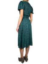 Vestido Verde Flores