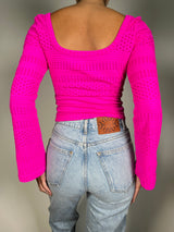 Top Fucsia