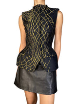 Gilet Bordado Dorado