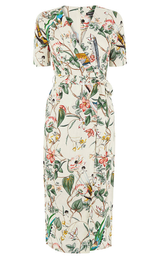 Vestido "Wrap Dress Birds Print" (5203480313991)